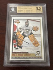 BGS 9.5 2003 PACIFIC COMPLETE RED ROOKIE /99 #405 MARC-ANDRE FLEURY PENGUINS SP