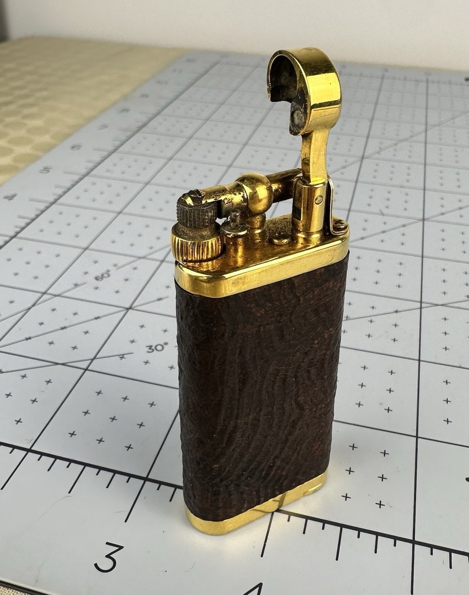 IM Corona Old Boy Briar & Gold Plated Pipe Lighter | eBay