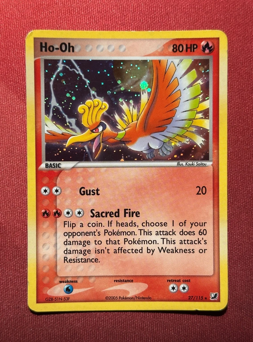 Ho-Oh Pokémon TCG EX Unseen Forces Individual Collectible Card
