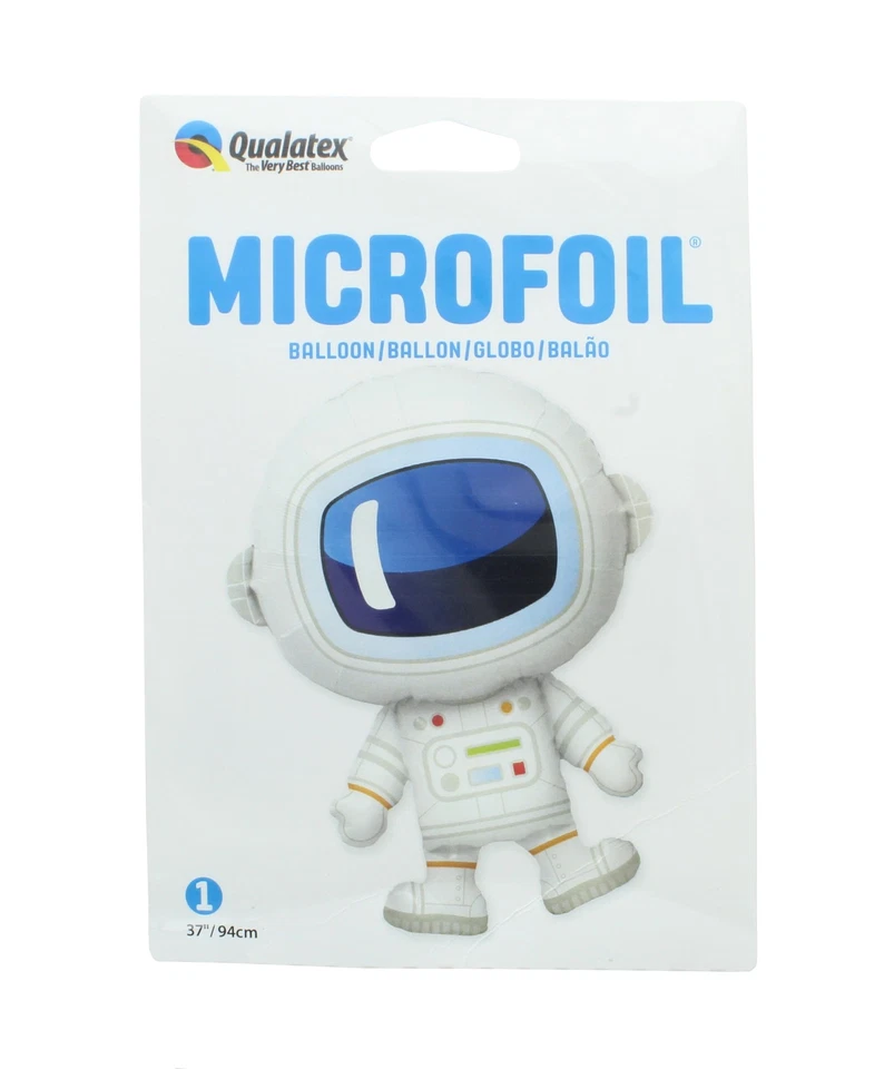 XL 37" Qualatex Adorable Astronaut Super Shape Mylar Foil Balloon - Image 3 of 4