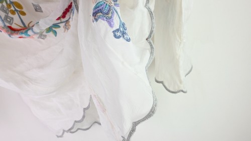 Johnny Was “Nico” Embroidered Blouse In White Size S /UK10 - Picture 10 of 10