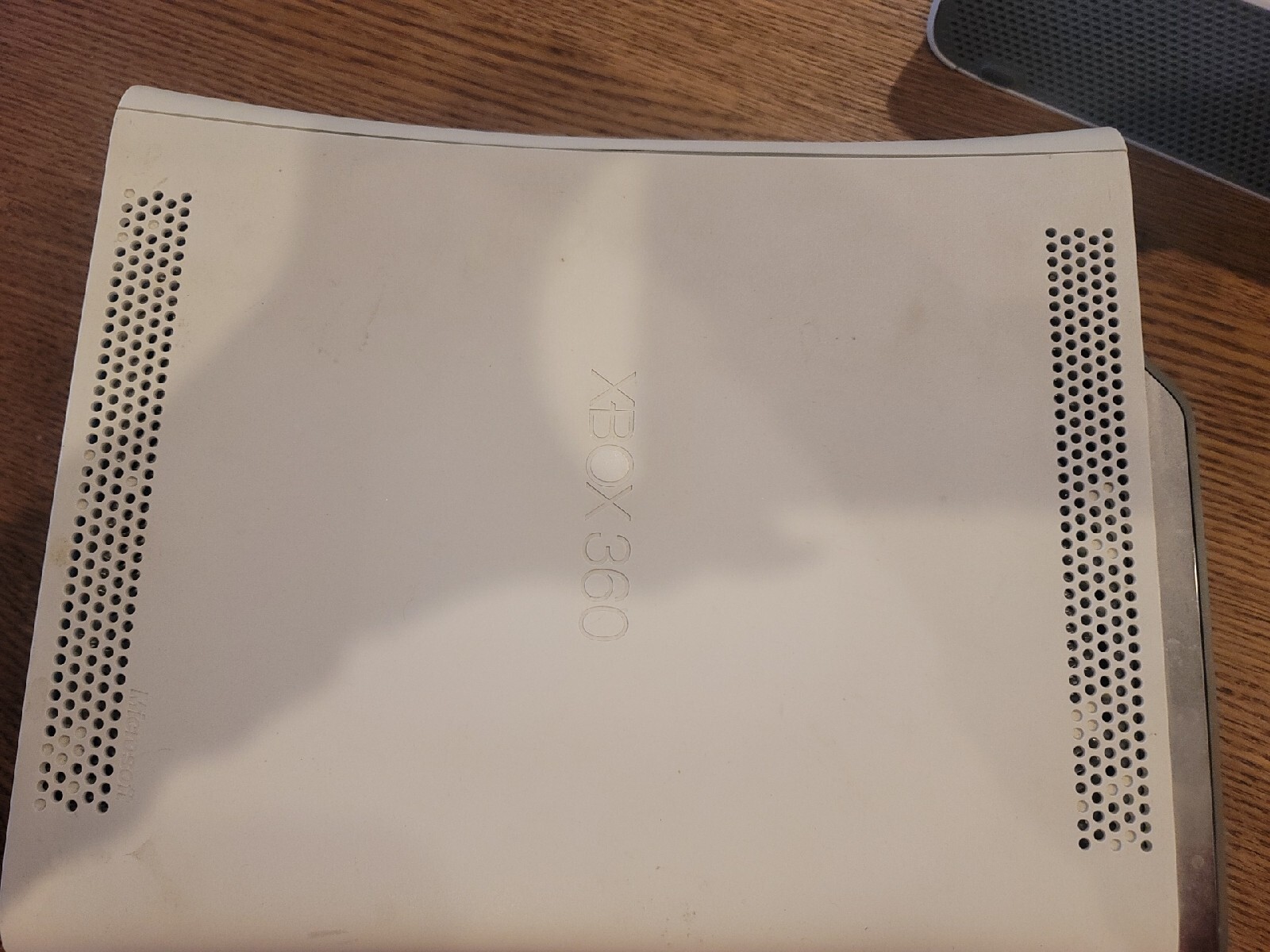 MICROSOFT XBOX 360 WHITE CONSOLE - RED RING OF DEATH (RROD) - FOR PARTS ...