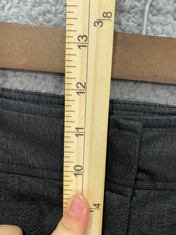 Pantalones Karen Kane 18W Negro Metálico Acampanado Elastizados Gótico Grunge Y2K Fiesta Oficina Foto 4 de 4