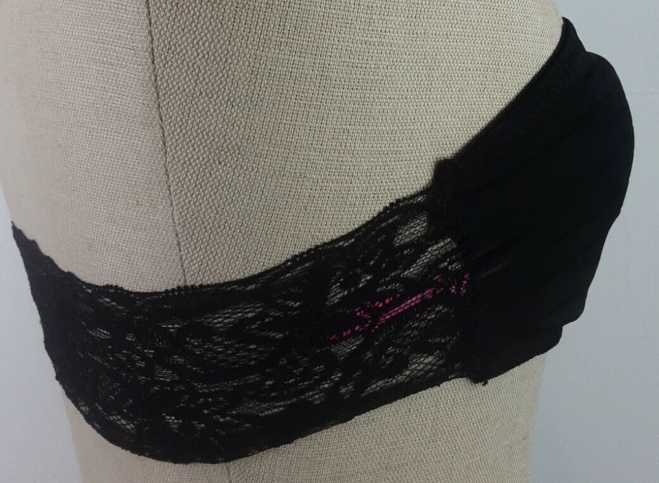 Sujetador Charlotte Russe Pullover Bandeau Negro Poliéster Talla M (41) Foto 4 de 4