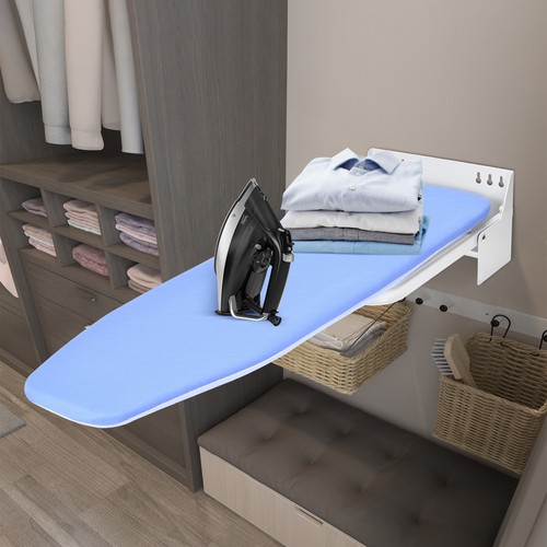 Wall Mounted Ironing Board, 38.7"x12" Foldable Ironing Board with 180° Rotation - Picture 11 of 11