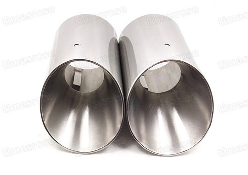 Silver Car Exhaust Muffler Tip Tail Pipe End Trim for Mazda CX-5 2013-2017 #1042 - Picture 3 of 7