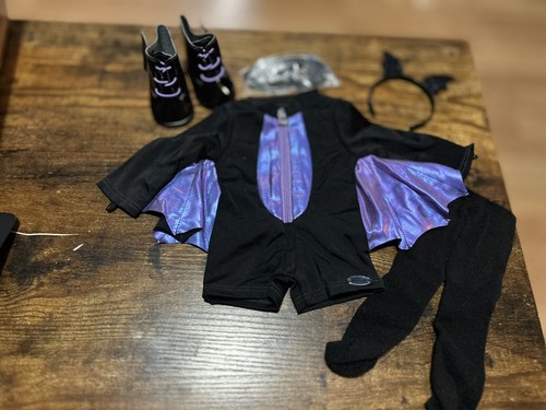 AMERIKANISCHES MÄDCHEN Truly Me Midnight Fledermaus Kostüm Halloween nicht mehr produziert