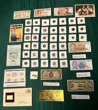 ~Huge AUCTION !!!  Coins, Currency Gold, Silver Collectibles 