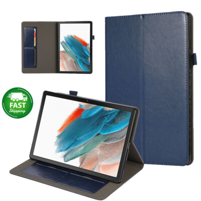 Leather Card Slot Stand Case For Samsung Galaxy Tab A 10.1 8.0 A6/ A7 Lite 8.7