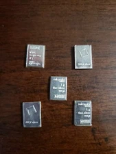 (5) 1 gram Silver Bar - Valcambi