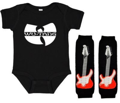Wu-Tang Clan Infant Bodysuit Shirt Set Outfit
