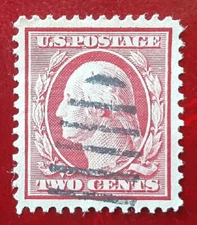 US 1910 2c Used Washington Scott 375 U-100 GEM 3122