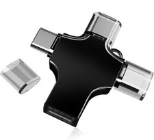 Relaxmm USB Flash Drive 64GB 4 in 1,USB C Flash Drive,USB C Memory Stick