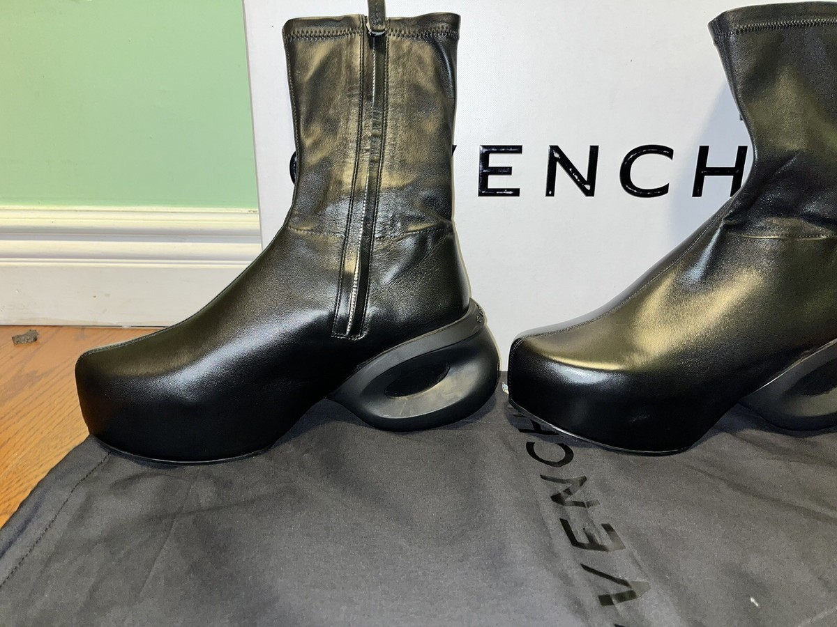 NIB $1295 Givenchy G Clog Lambskin Leather Ankle Boots - Sz NIB $1295 Givenchy G Clog Lambskin Leather Ankle Boots - Sz