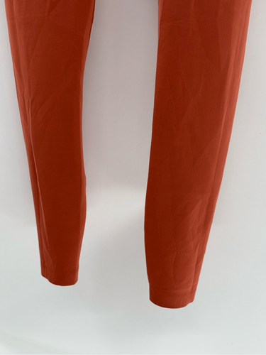 Leggings Outdoor Voices lisos para mujer pequeños color naranja tiro alto longitud 7/8 - Imagen 2 de 10