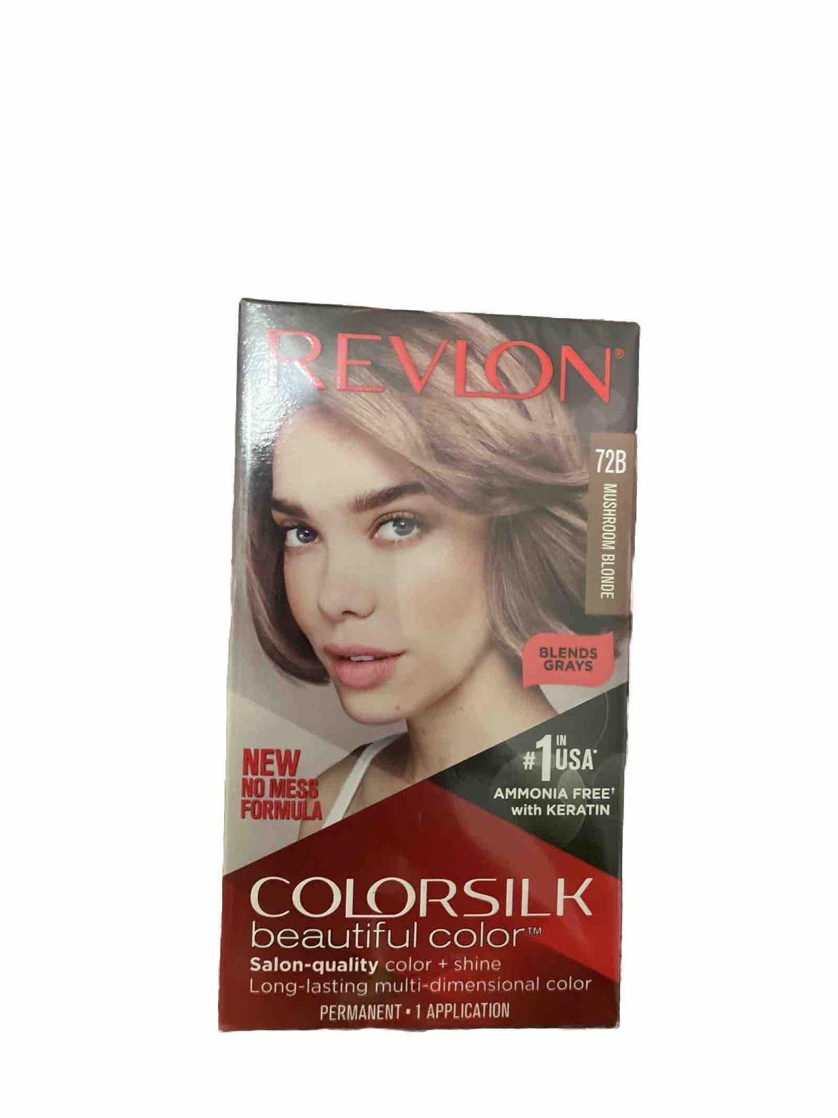 Silk Beautiful Color Permanent Hair Color 72b Mushroom Blond