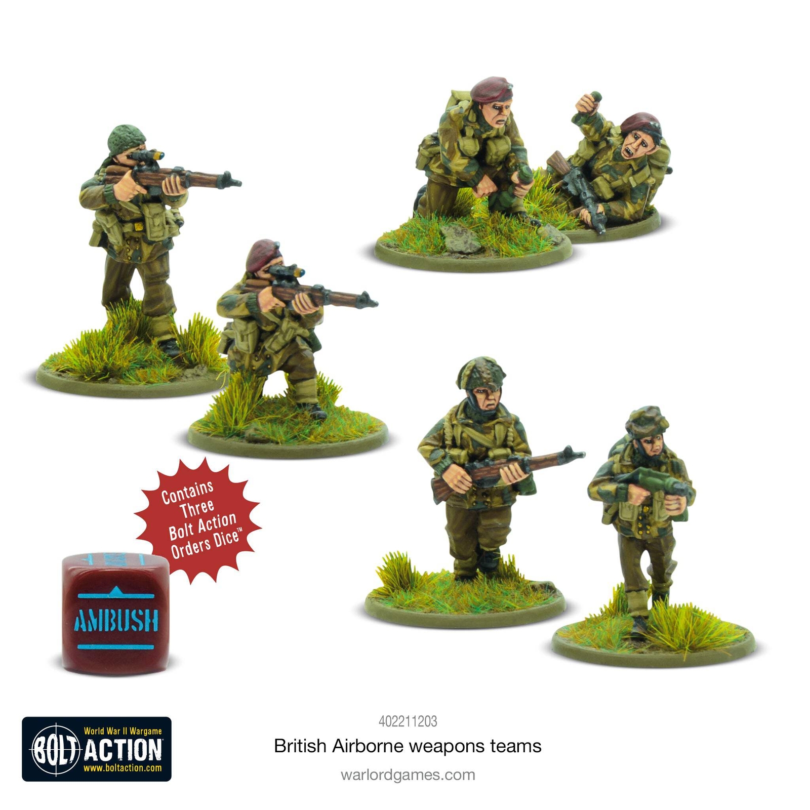 Bolt Action - British Airborne weapons teams - Warlord Games