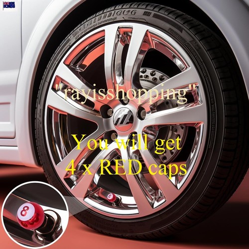 Choose Amount & Colour, 8 BALL Shaped SCHRADER Size Valve Caps, Bicycle Car Cap - Picture 67 of 80