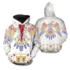 Rock and Roll Hoodie, Elvis Presley 3D HOODIE All Over Print Us Size Best Price