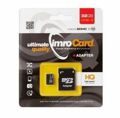 32GB SDHC Micro SD Speicher Karte IMRO - Class Klasse 10 mikro Card UHS-3 32 GB