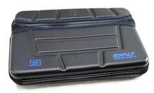 Exalt Paintball Carbon XL Marker Carrying Protective Case Black/Blue Microfiber