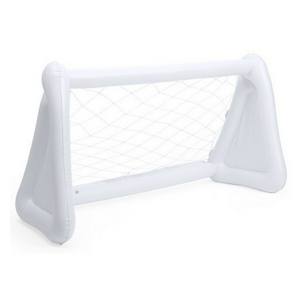 Cage de foot gonflable PVC blanc 126cm pour initier les enfants