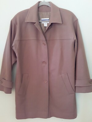 Pendleton Sz 10 45'' Vtg Winter Coat Classic Camel Tan 100% Wool Made in USA