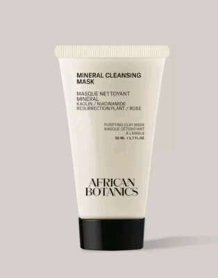 African Botanics Mineral Cleansing Mask 1.7 oz 50ml Full Size MSRP$85 NEW IPSY 