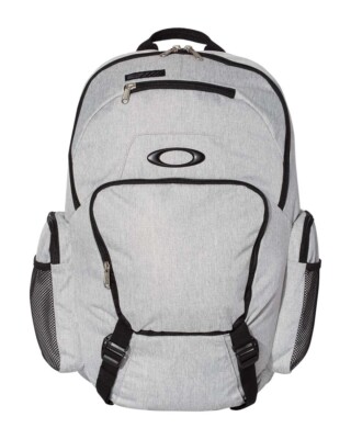 Oakley Blade Backpack 30L Granite Heather with padded 15'' laptop sleeve Stylish