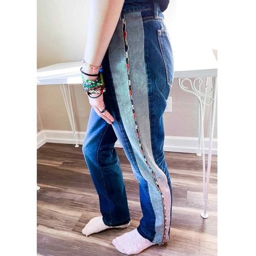 Vintage Raw Hem Straight leg jeans size 