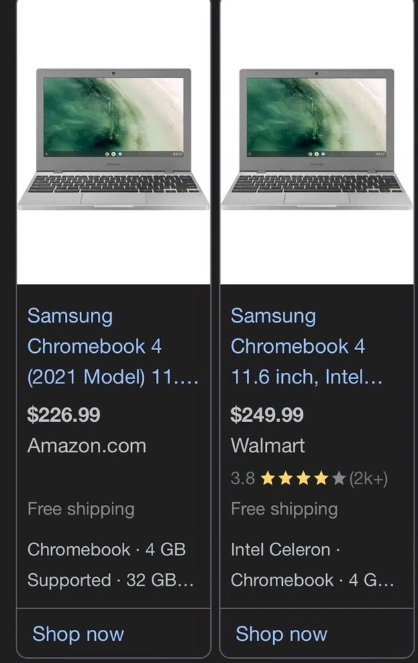 Samsung Chromebook XE310XBA - Silver - Image 4 of 4