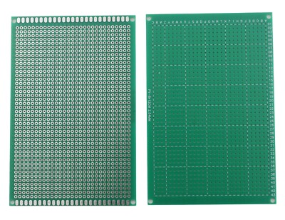 2x Single Sided Universal PCB Proto Prototype Perf Board 2.54 mm 8*12 8 x 12 cm