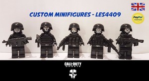 5pc Call of Duty Ghosts Custom Minifigure Set | SWAT | Army + FREE LEGO BRICK UK | eBay