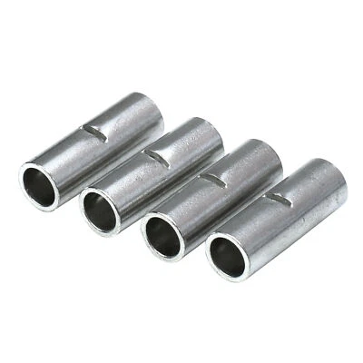 CONEXT LINK 4 Butt Crimp Connector Uninsulated 4GA gauge AWG Terminal Splice Car Radio Alarm