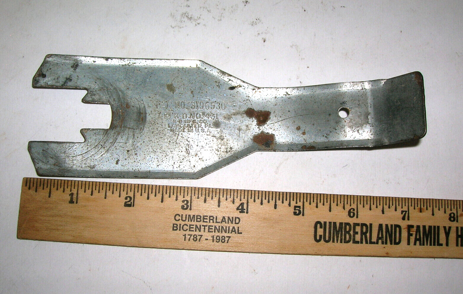 K-D KD Tools Door Handle & Window Lift Remover Removal Tool 431 USA Vintage 7"