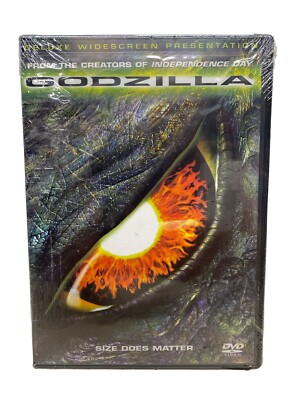 Godzilla DVD (1998) Deluxe Widescreen Matthew Broderick New Sealed