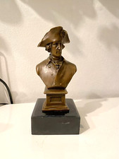 Bronze Büste  König Friedrich II Der Alte Fritz nach Hermann Gladenbeck