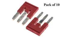 Phoenix Contact Standard Bridge Red 5.2mm 24 A 3Pos Standard, 10pcs, 3030174