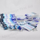 1-10 Person HSE First Aid Kit Complete Contents Refill. First Aid Box Top Up