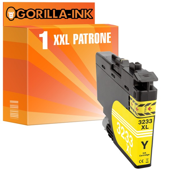 1X Patrone Yellow Kompatibel Zu Brother LC3233 Y MFC-J 1300 Dw DCP-J 1100 Dw-image