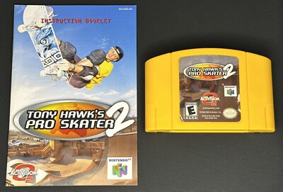 Tony Hawk's Pro Skater 2 Game and Manual | Nintendo 64 | 2001 | Tested Working