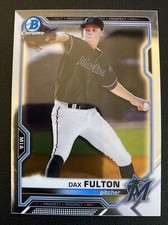 2021 Bowman Chrome Prospects Dax Fulton Marlins BCP-32