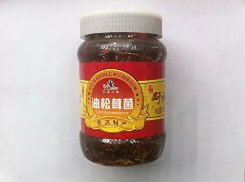 Canned matsutake mushroom slice 460 G, oil dried in 1 bottle