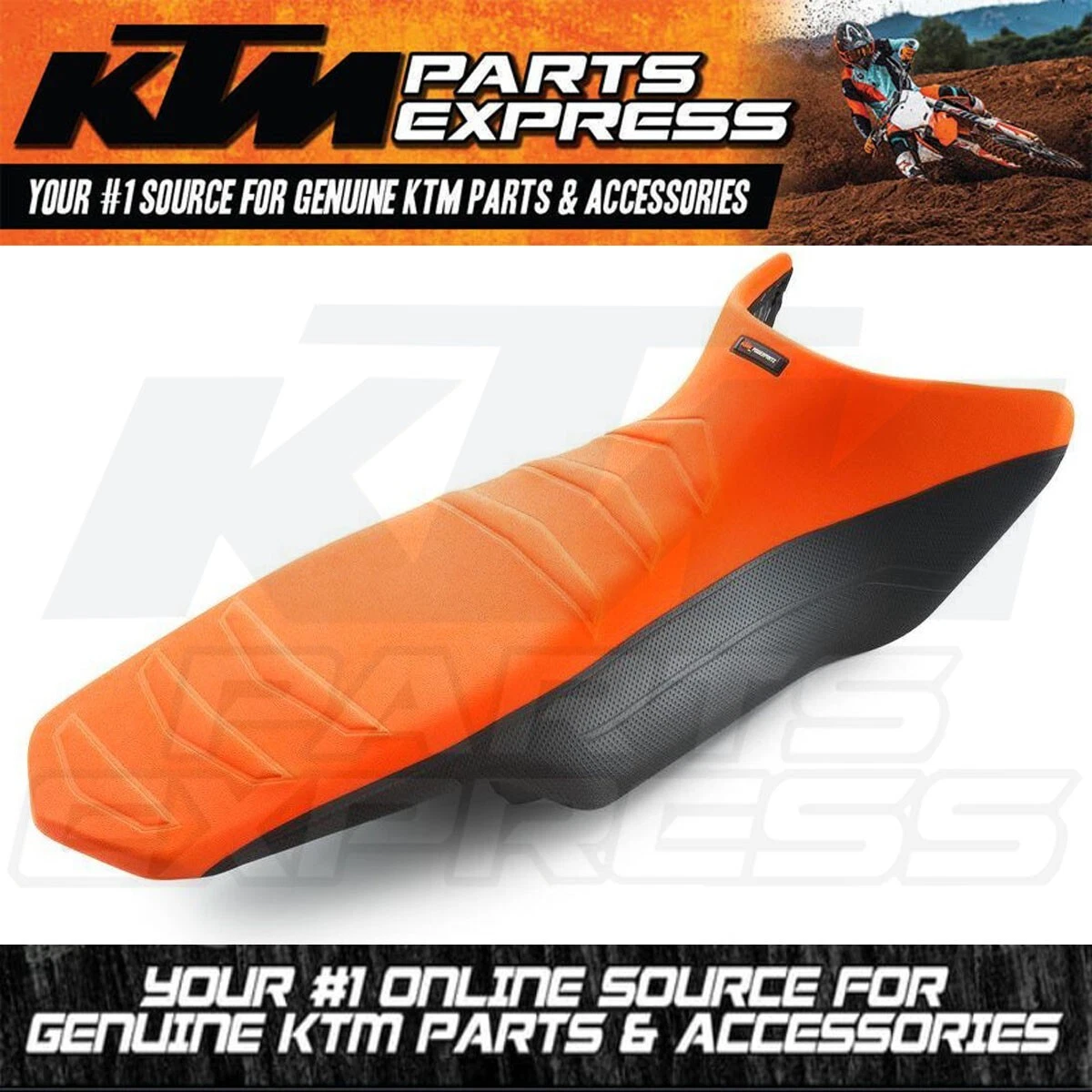 NEW OEM KTM HIGHER ORANGE SEAT +27 MM 1290 SUPER ADVENTURE S R 
