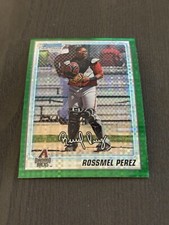 2010 Bowman Chrome Prospects Retail Green X-Fractor #BCP163 ROSSMEL PEREZ