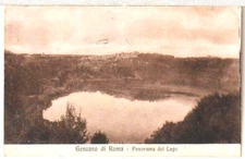 60336 - GENZANO (ROME) - LAKE PANORAMA - TRAVELLED