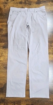 Brax Men s Gray Marathon Chuck Modern Fit Flex Pants Size 36X33