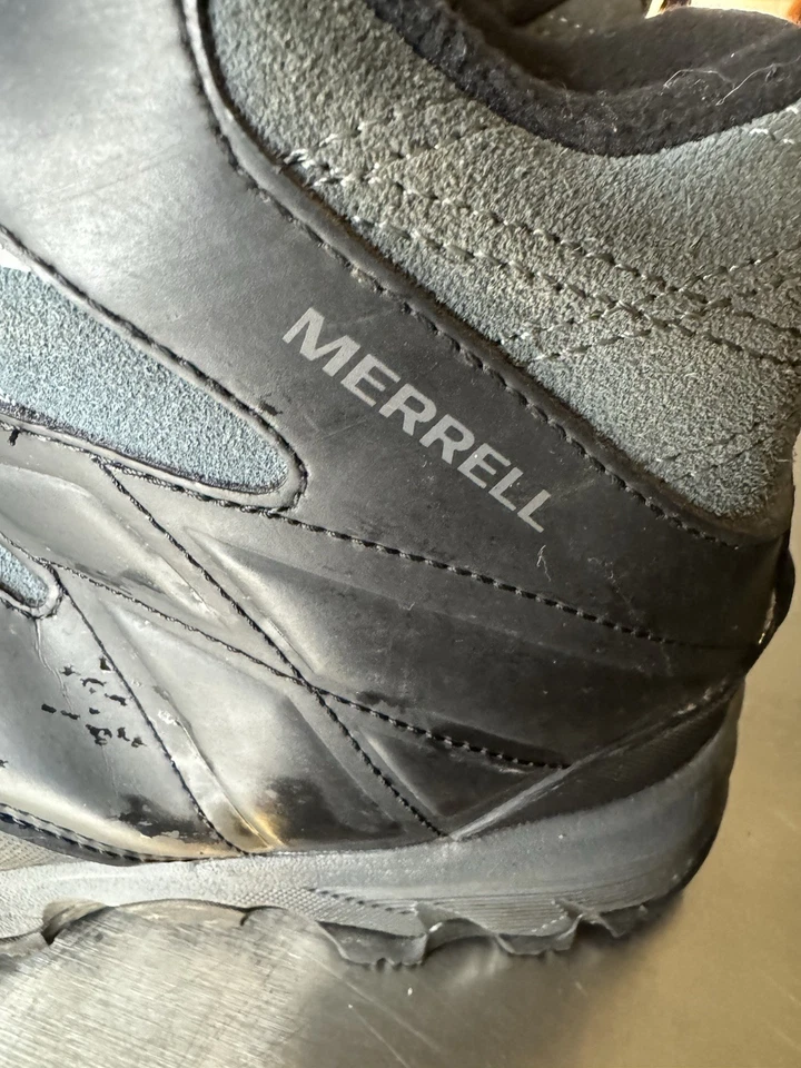 Merrell Thermo 防水靴男式 11 隔热远足工作雪地靴 — 第 2/4 张图片