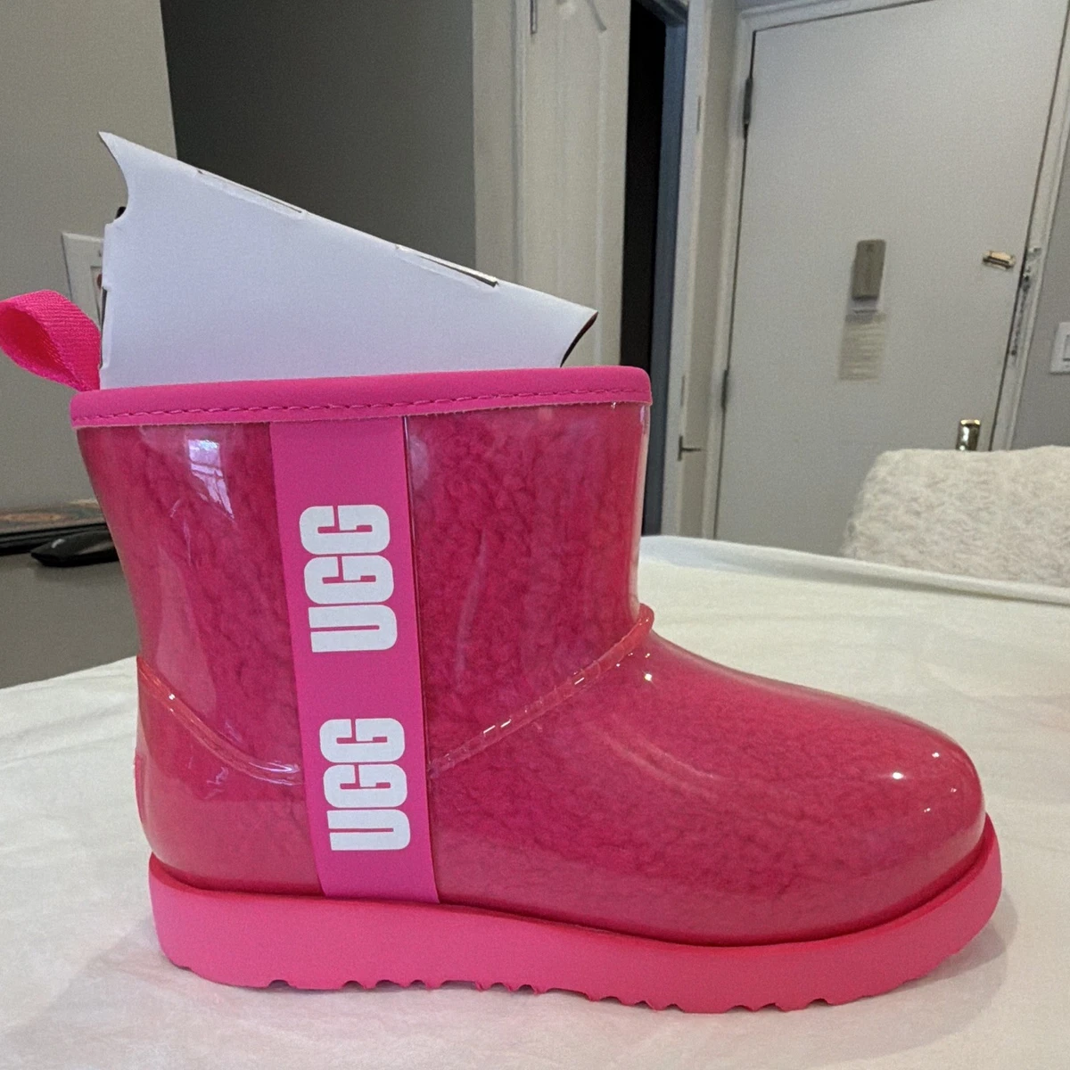 UGG Boots Pink Unisex Kids' Shoes for sale | eBay
