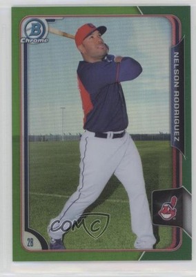2015 Bowman Draft Chrome Green Refractor 42/99 Nellie Rodriguez Nelson #179 sh7